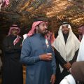 سمو محافظ الخرج يزور مهرجان الخرج الأول للتمور والقهوة السعودية 