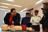 تنفيذ يوم تدريبي لهيئة الهلال الأحمر السعودي في مول الباحة ضمن مشروع “معاذ” للسلامة الإسعافية