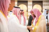نيابة عن امير منطقة مكة الأمير سعود بن مشعل يستقبل المهنئين بعيد الفطر المبارك