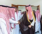 سمو نائب أمير المنطقة الشرقية يعزي أسرة فيحان بن ربيعان 