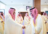 أمير منطقة الباحة يستقبل المهنئين بعيد الأضحى المبارك .