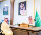 *أمير منطقة الباحة يستقبل معالي رئيس جامعة الباحة ويطّلع على سير العمل ومناشط الجامعة الصيفية*