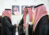 *أمير منطقة الباحة يستقبل أشقاء وابن الشيخ دخيل بن غرم الله الميموني -رحمه الله-*