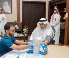 أمين الشرقية يشارك في الحملة الوطنية للتبرع بالدم التي أطلقها ولي العهد*
