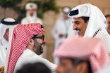 آل الشيخ يلتقي أمير قطر