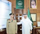 سمو أمير منطقة عسير يقلد اللواء علي آل شيبان رتبته الجديدة