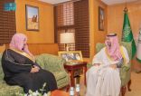 نائب أمير الجوف يستقبل مدير فرع وزارة الشؤون الإسلامية بالمنطقة