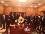 السفير أحمد فاروق يلتقي رموز الجالية المصرية بالسعودية