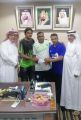 أكاديمية ناجي الحمدان لتدريب الحراس المرمى بالأحساء تكرّم الاعلامي “باقر بوطيبان ”