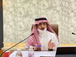 معالي رئيس جامعة الباحة الاجتماع الثاني للجنة وضع الخطط والتدابير لضمان العودة الحضورية الأمنة