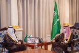 سمو أمير الجوف يستقبل محافظ المواصفات السعودية