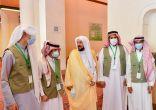 شاهد.. ماذا قال وزير الشؤون الإسلامية للمتطوعين في ميقات ذي الحليفة