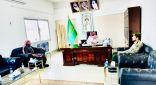 رئيس مركز الحديثه يستقبل مدير عام جمرك الحديثه المكلف حديثاً بمكتبه