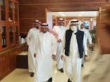 أمين عسير : يتفقد أعمال معالجات التشوه البصري بأحد رفيدة
