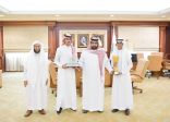 سمو نائب أمير جازان يستقبل بطل ووصيف الدوري السعودي للفروسية لقفز الحواجز