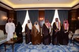 سمو محافظ الأحساء يستقبل معالي رئيس جامعة الملك فيصل وقيادات الجامعة