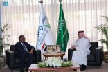 الرئيس التنفيذي للصندوق السعودي للتنمية يستقبل سفيرالسودان لدى المملكة