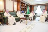 أمير منطقة جازان يستقبل رئيس الهيئة الملكية للجبيل وينبع