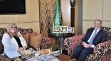 سفير المملكة لدى مصر يستقبل نظيرته السلوفينية