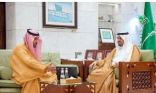 سمو أمير منطقة الرياض بالنيابة يستقبل الرئيس التنفيذي لمركز برنامج جودة الحياة
