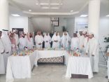 منسوبي مكتب البيئة والمياه والزراعة حفرالباطن يحتفلون باليوم الوطني 92