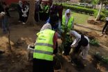 بالفيديو والصور …مؤسسات التحالف الوطني للعمل الأهلي تدشن مبادرة لتشجير مراكز الشباب.. بدأت بزراعة 250 بمركز شباب الحوامدية