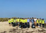 تقنية أبها ومعهد الحريضة يشاركون في تنظيف جزيرة النورس بالبحر الأحمر