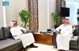 الدكتور الربيعة يلتقي سفير المملكة لدى قيرغيزستان