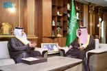 أمير جازان يستقبل مدير فرع إدارة المجاهدين بالمنطقة