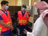 المشرف العام على الشؤون الاسعافية بالهيئة يزور عمليات الهلال الأحمر بالجوف
