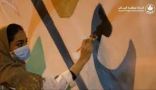 أمانة الرياض تجمّل جداريّات نفق تقاطع طريقي الملك خالد والأمير عبدالعزيز بن ثنيّان