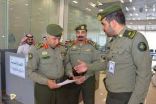 مدير جوازات حائل يتفقد على سير العمل في مطار حائل الدولي