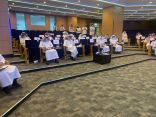 أمين عسير يبحث مع رؤساء بلديات المنطقة تطوير المشاريع البلدية ويدعو الى مضاعفة الجهود لرفع جودة المخرجات