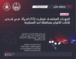الجهات المختصة ضبطت (72) امرأة في إحدى قاعات الأفراح بمحافظة أحد المسارحة