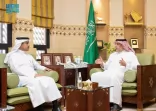 وكيل إمارة منطقة الرياض يستقبل المدير التنفيذي لمدينة الملك سعود الطبية