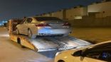 ضبط قائد مركبة متهور لممارسته التفحيط على أحد الطرق بالرياض