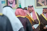 أمير المدينة المنورة يستقبل أصحاب الفضيلة والمعالي والمشايخ وأعيان المنطقة وجمعاً من المواطنين في جلسته الأسبوعية