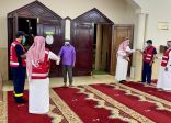 فريق التطوع بهلال الجوف يطبق الاحترازات أثناء صلاة التراويح