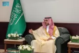 أمير منطقة الجوف يستقبل مدراء الإدارات الأمنية بمحافظة القريات