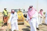 أمين منطقة جازان يتابع أعمال تحسين المشهد البصري بمحافظة صامطة ومراكزها