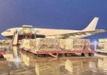 مغادرة الطائرة الإغاثية السعودية السادسة عشر لإغاثة الشعب الفلسطيني في قطاع غزة والتي يسيرها مركز الملك سلمان للإغاثة