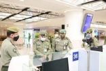 مدير عام الجوازات يتفقد الصالة الشمالية بمطار الملك عبدالعزيز الدولي
