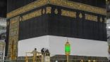 #شاهد .. رفع ستار #الكعبة_المشرفه  استعداد لموسم #الحج