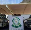 دوريات الأفواج الأمنية بمنطقة جازان تقبض على شخص لمحاولته تهريب نبات القات المخدر