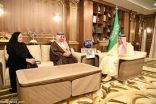 أمير منطقة جازان يستقبل نائب رئيس هيئة حقوق الإنسان
