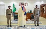 سمو الأمير فيصل بن خالد بن سلطان يستقبل مدير الإدارة العامة للمرور بالمملكة