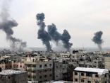 استشهاد أربعة فلسطينيين جراء قصف إسرائيلي على مخيم النصيرات وسط قطاع غزة