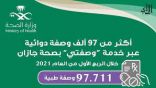 صرف أكثر من 97 ألف وصفة طبية عبر خدمة “وصفتي” بصحة جازان