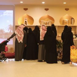 وفد من اللجنة النسائية للتوعية بمنطقة مكة المكرمة يزور جناح حرس الحدود 