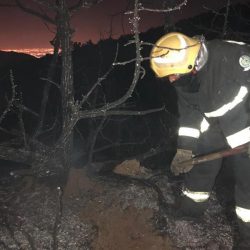 محطة المقضى للمياه و20 صهريج تحت تصرف الدفاع المدني لمواجهة حريق العزيزة بالسودة